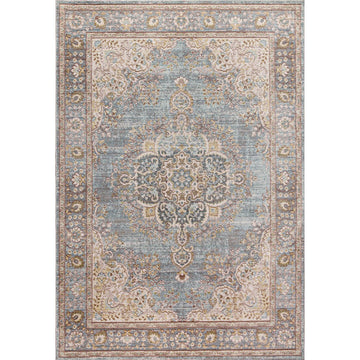 Goa Floral Medallion Traditional Area Rug